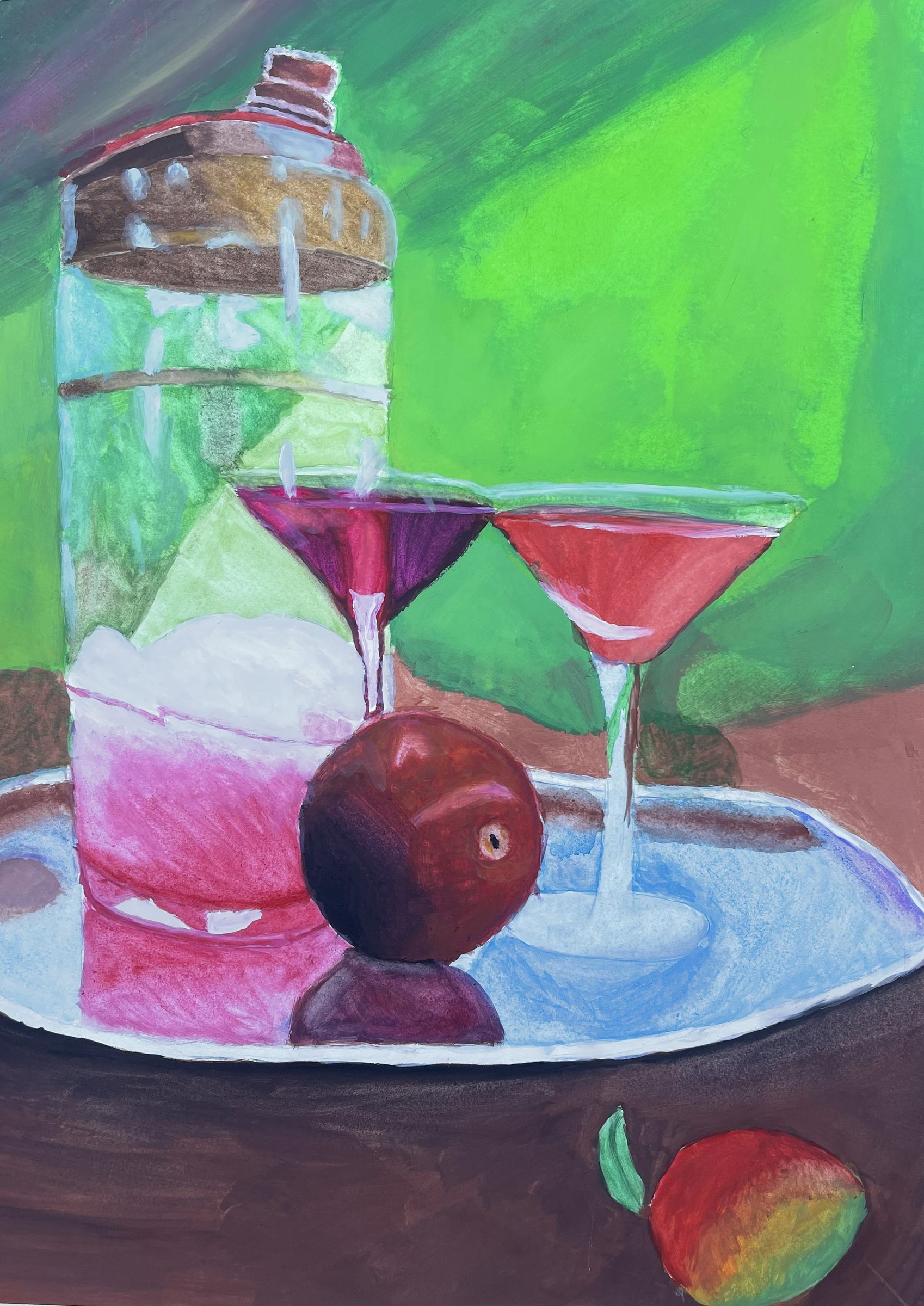 2019-03 Glass Table Drink
